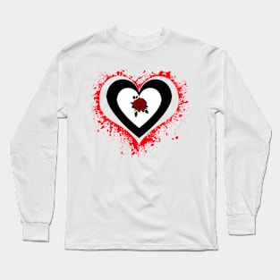 colorful shaped heart Long Sleeve T-Shirt